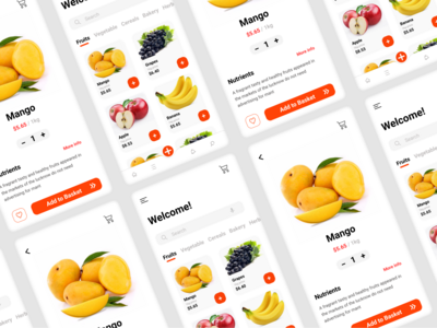 杂货店应用程序用户界面(Grocery App UI)