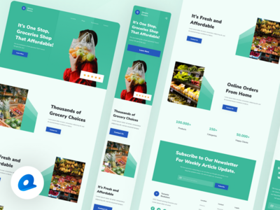 杂货登陆页面(Grocery Landing Page)