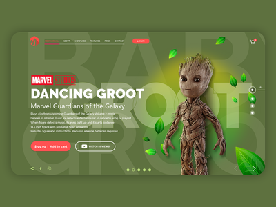 格鲁特玩具用户界面(Groot Toys UI)