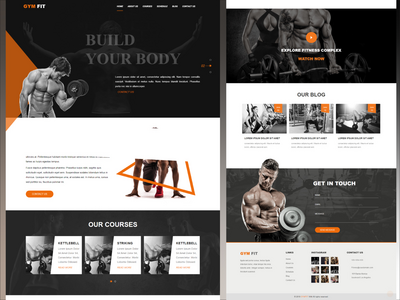 健身房和健身响应模板(Gym & Fitness Responsive Template)