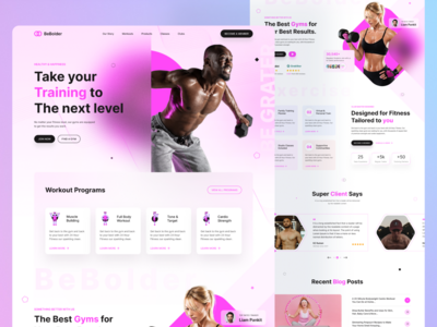 健身网站(Fitness Website)