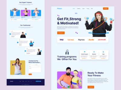 健身房和健身网站(Gym & Fitness Website)