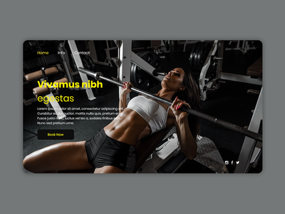 健身房登陆页面(Gym Landing Page)