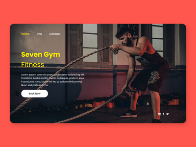 健身房 Web 概念 2(GYM Web concept 2)