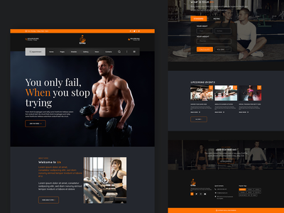 健身房网站设计(Gym Website Design)