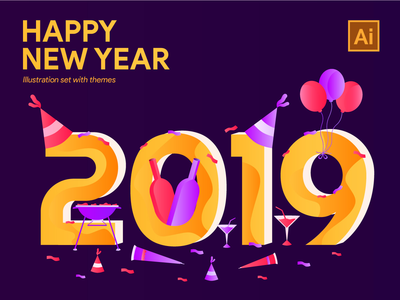 2019 年新年快乐(Happy New Year 2019)