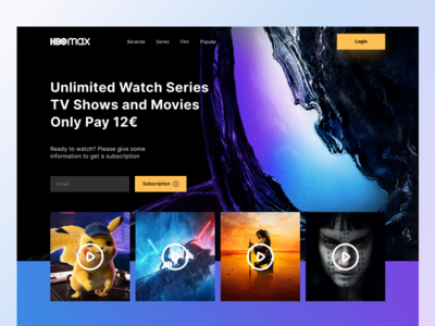 HBOMax 登陆页面(HBOMax Landing Page)