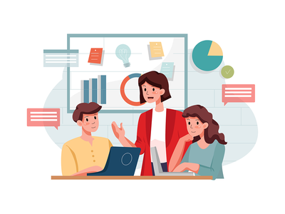 数字营销插图(Digital Marketing Illustration)