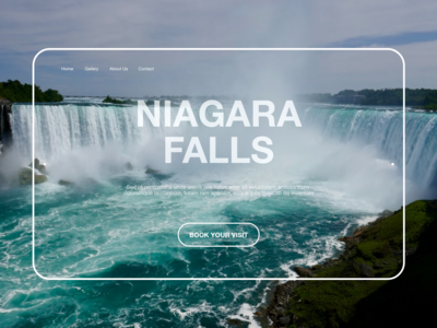 网站标题尼亚加拉大瀑布(Website Header Niagara Falls)