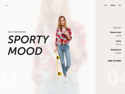 网站标题运动的心情(Website Header Sporty Mood)