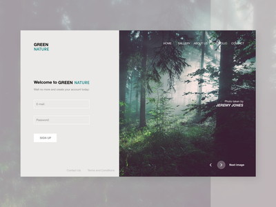 网站标题注册页面(Website Header Sign-Up Page)