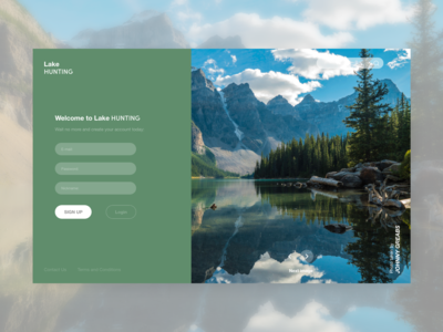 网站标题注册页面(Website Header Sign-Up Page)