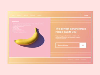 网站标题配方(Website Header Recipe)