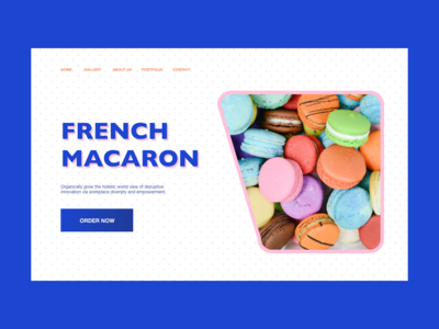 网站标题马卡龙(Website Header Macaron)