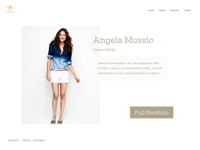 网站标题组合(Website Header Portfolio)