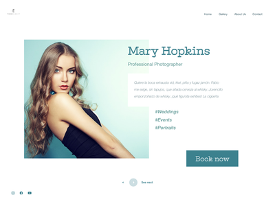 网站标题组合(Website Header Portfolio)