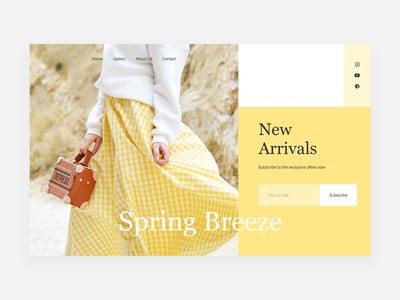 网站标题春风(Website Header Spring Breeze)