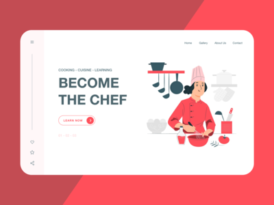 网站标题成为厨师(Website Header Become the Chef)