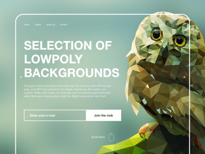 网站标题订阅页面(Website Header Subscribe Page)