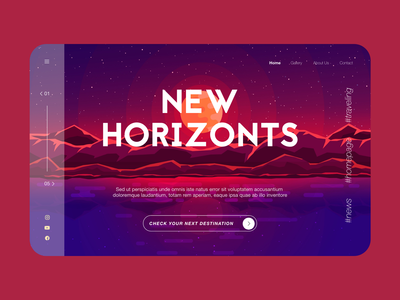 网站标题新视野(Website Header New Horizons)