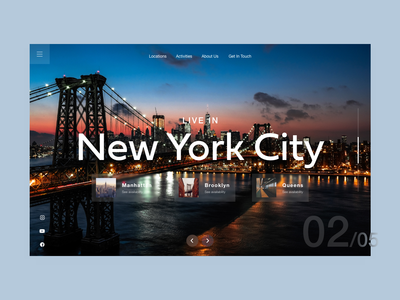 网站标题纽约市(Website Header New York City)