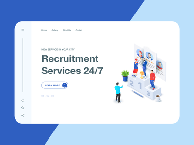 网站标头招聘服务(Website Header Recruitment Services)