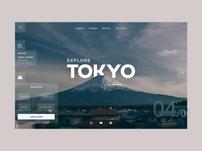 网站标题东京(Website Header Tokyo)
