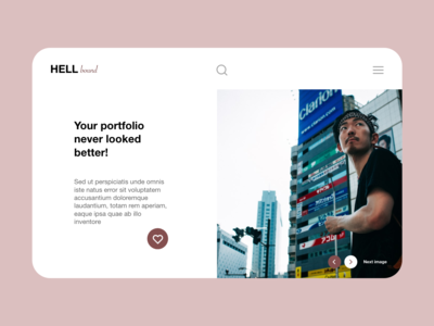 网站标题组合(Website Header Portfolio)