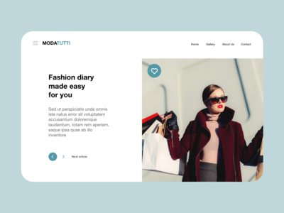 网站标题时尚(Website Header Fashion)