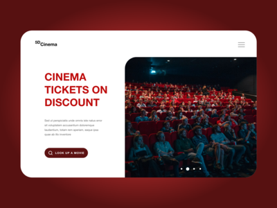 网站标题电影院(Website Header Cinema)