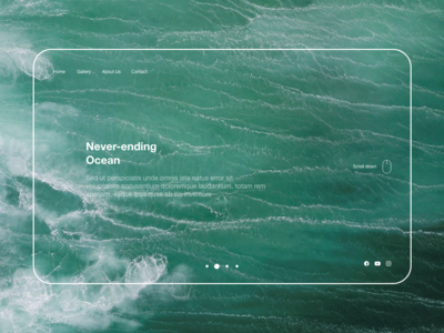 网站标题组合(Website Header Portfolio)