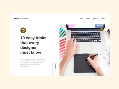 网站标题设计技巧(Website Header Designer Tricks)