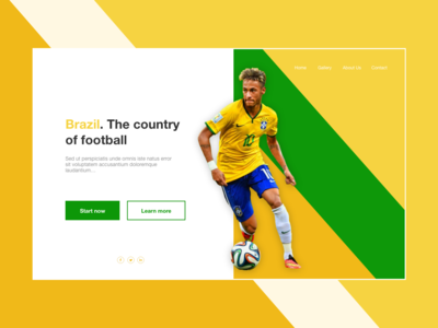 网站标题足球(Website Header Football)
