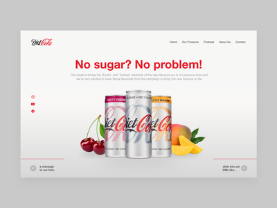 网站标题可口可乐(Website Header CocaCola)