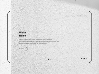 网站标题白色主题(Website Header White Theme)