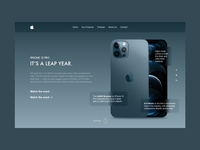 网站标题 iPhone 12(Website Header iPhone 12)