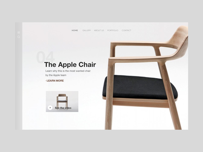 网站标题产品页面室内设计(Website Header Product Page Interior Design)