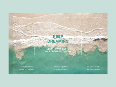 网站标题保持梦想(Website Header Keep Dreaming)
