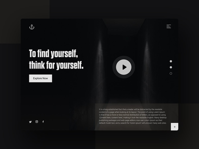 深色多用途 Web 标题模板(Dark Multipurpose Web Header Template)