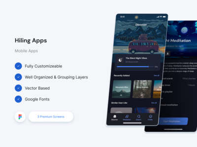 Hiling 应用程序 - 顶空应用程序(Hiling Apps - Headspace App)