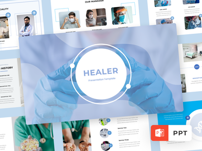 Healer - 医疗PPT模板(Healer -  Medical Powerpoint Templates)