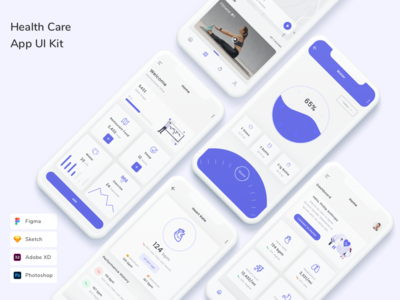 医疗保健应用程序 UI 套件(Health Care App UI Kit)