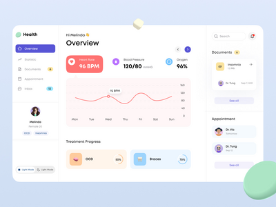 医疗保健 - UI/UX 设计(Health Care - UI/UX Design)