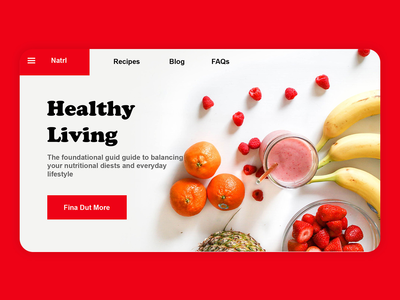 健康生活网页(Healthy Living Web Page)