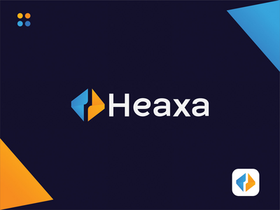 Heaxa，字母 H 标志，六边形标志(Heaxa, Letter H Logo, Hexagon logo)