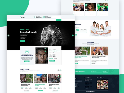 #01 帮助 - 非营利慈善和筹款 Web 模板(#01 Help's - Non-Profit Charity & Fundraising Web Templates)