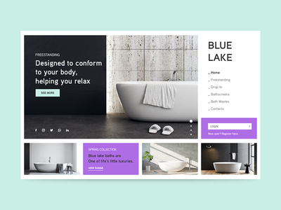 浴缸 - 产品页面(Bathtub - Product Page)