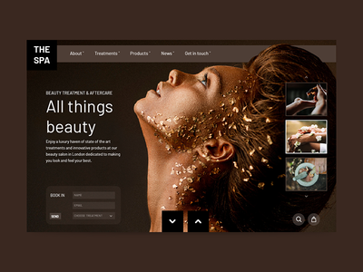 美容院登陆页面(Beauty Salon Shop Landing Page)