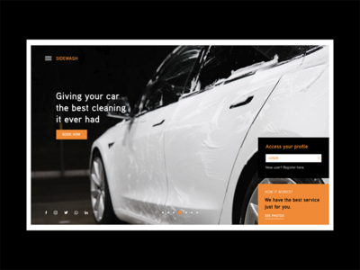 网络服务页面洗车(Web Service Page Car Wash)