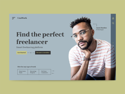 自由登陆页面(Freelance Landing Page)